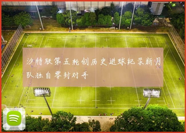 沙特联第五轮创历史进球纪录新月队独自零封对手